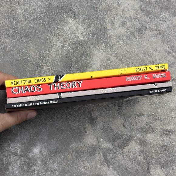 Robert M Drake Poetry Book Bundle Of 4 Chaos Theory Dead Pop Art Great Artist - Picture 8 of 9
